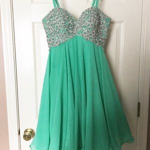 Teal Dress
